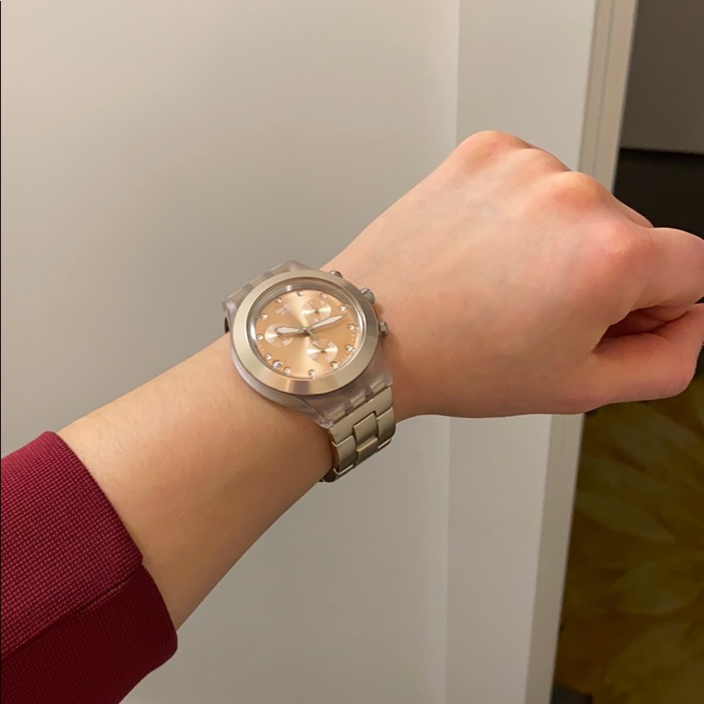 Swatch watch - rose gold / caramel - Picture 6 of 9